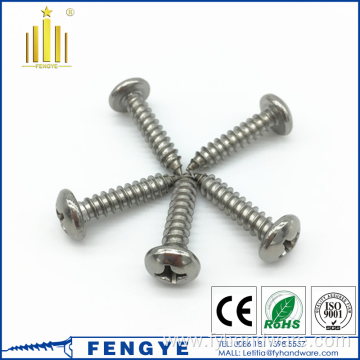 Pan phillips head self-tapping screw with SUS 304